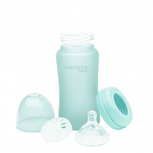 Продукт Everyday baby - Стъклено шише с противоударно покритие - 0 - BG Hlapeta